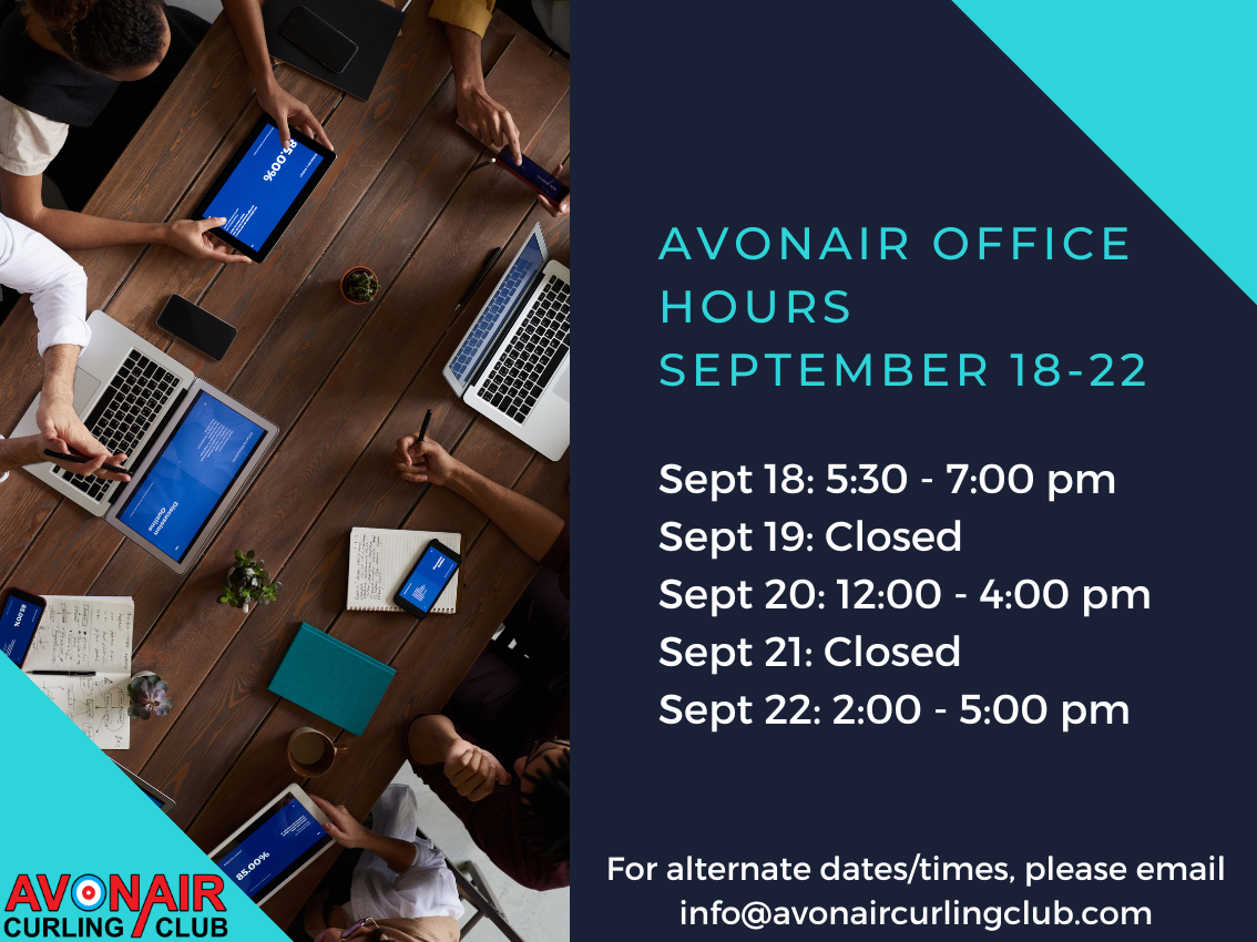 Office Hours September 18 22
